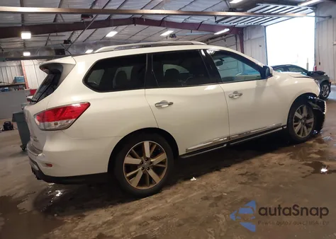 2014 Nissan Pathfinder Platinum from USA, damaged, VIN 5N1AR2MM9EC647310
